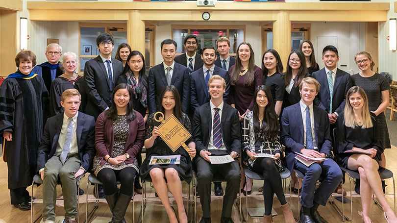 Phi Beta Kappa Inducts 21 From the Class of 2019 Dartmouth Center Advancement of Learning