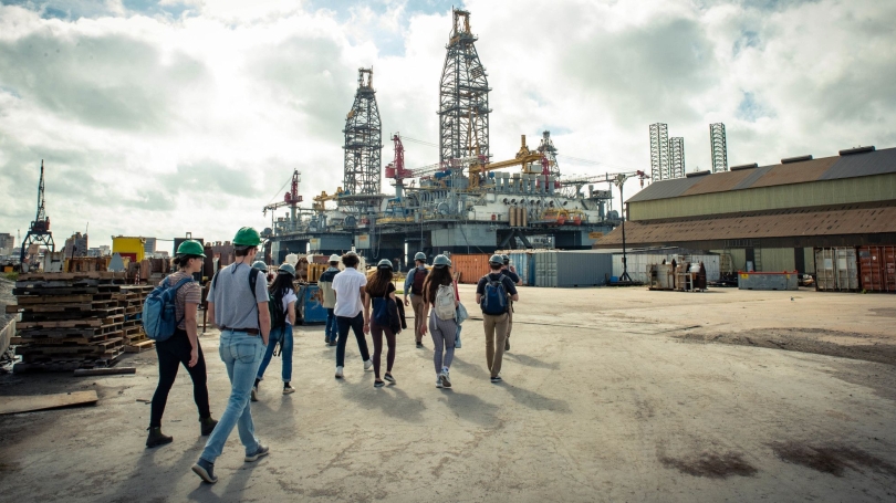 Energy Justice trip visits refinery on the Gulf Coast.
