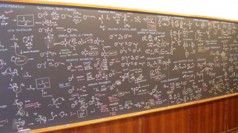 Chemistry blackboard