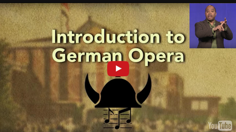 Intro to German Opera: A DartmouthX Encore from Professor ...